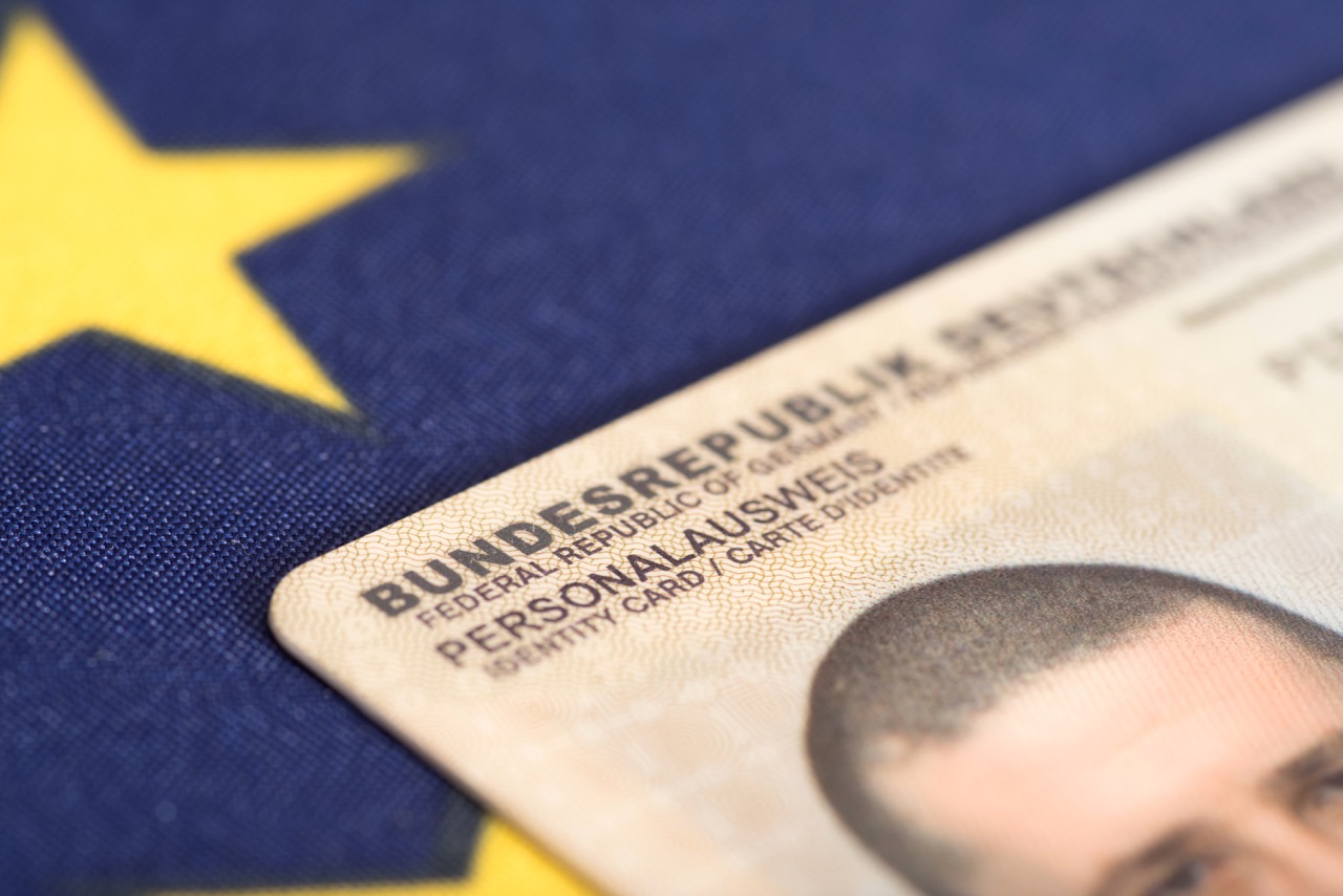 Id eu. European Union Identity Card BGR. Europe ID Card and Schengen Wallpaper.